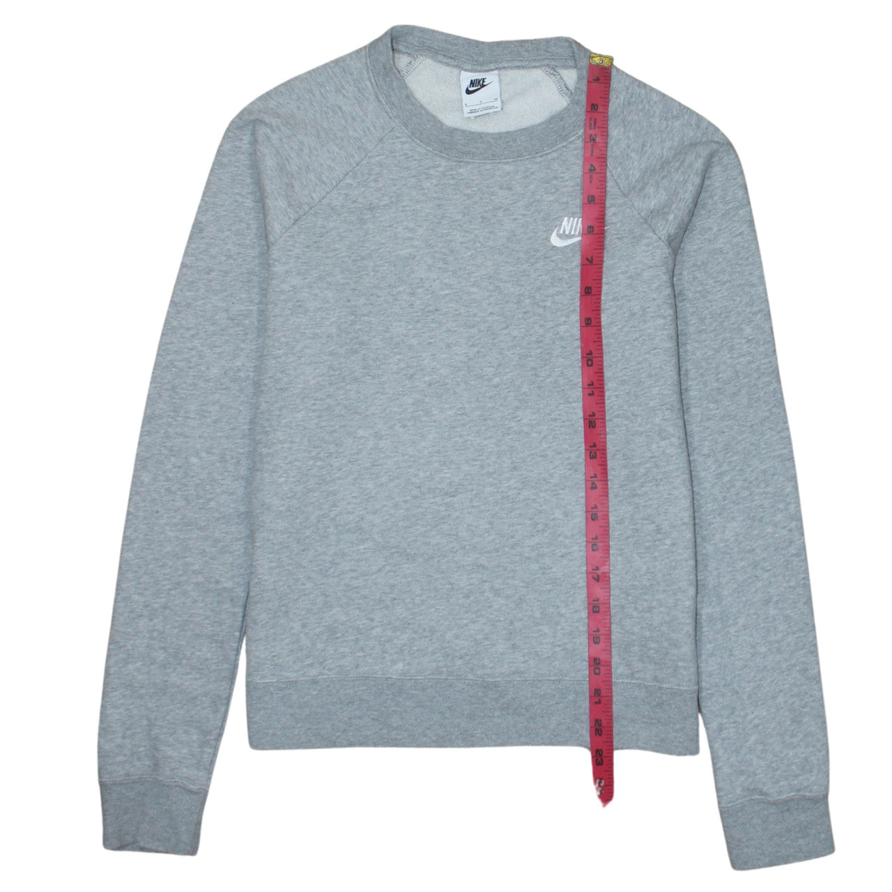 Nike Men’s Grey Crew Neck Pullover Sweatshirt Size S
