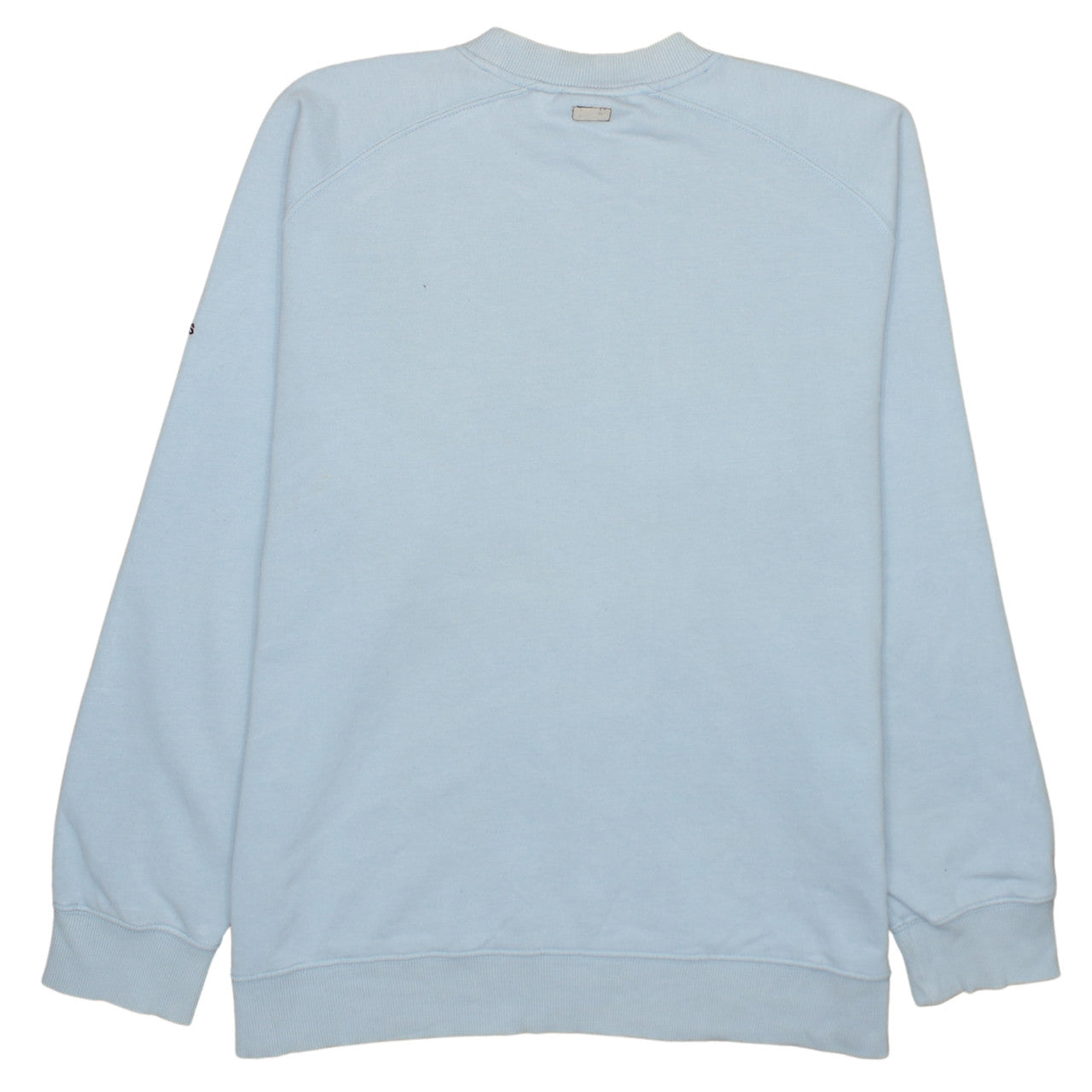 Adidas Men's Blue Embroidered Logo Crew Neck Sweatshirt M