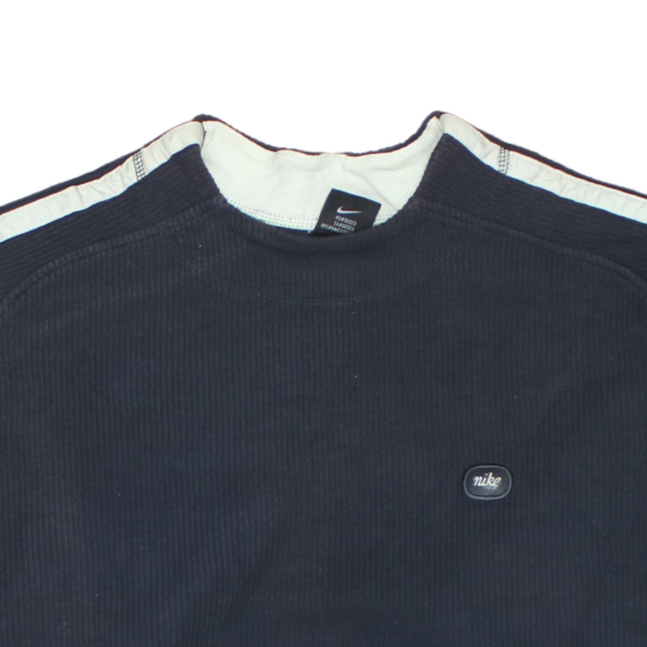 Nike Men's Blue XL Crew Neck Cotton Pullover Jumper