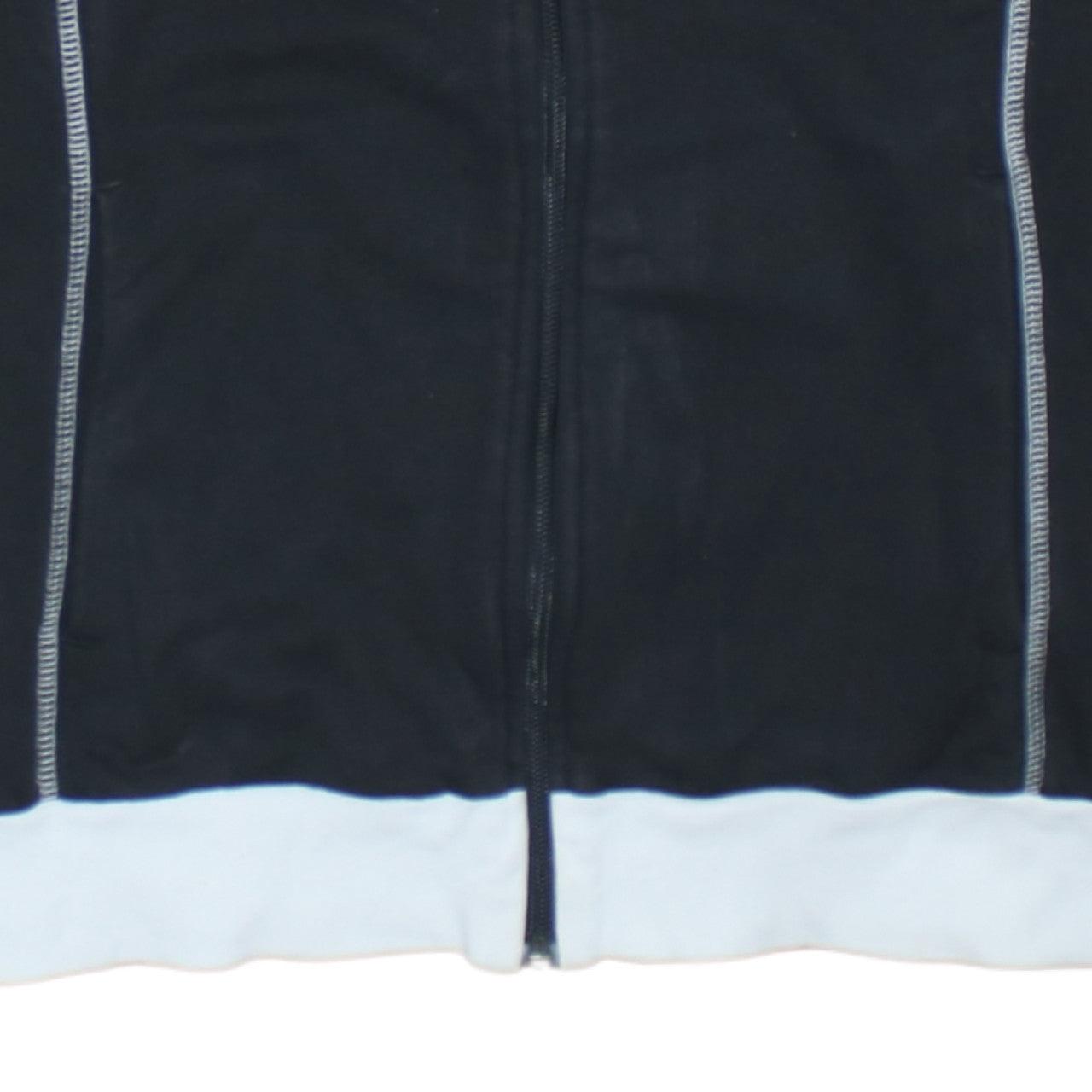 Puma Womens Black Size 12 Track Jacket Full Zip Cotton Blend Sports Top