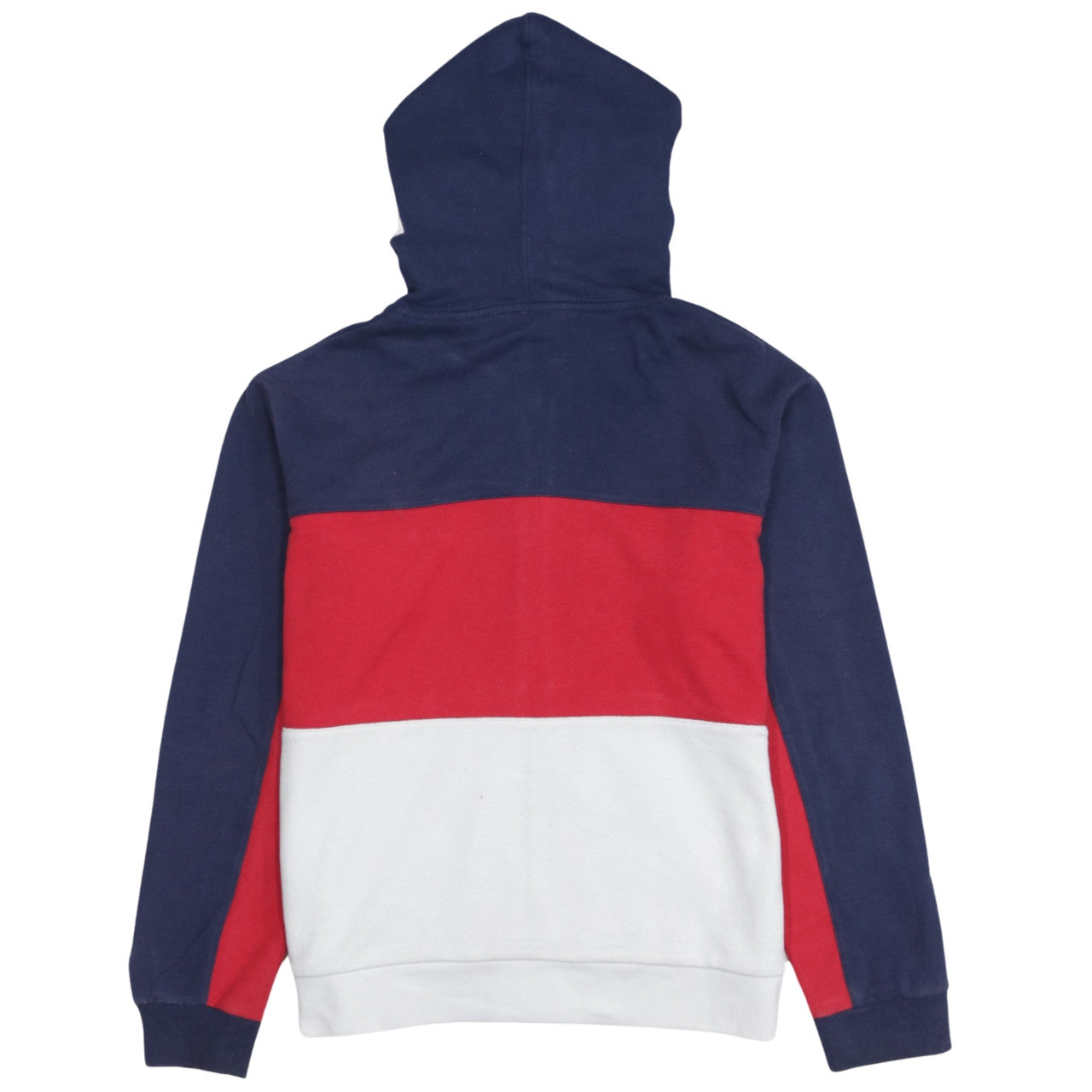 Levi's Womens Red Blue White Colourblock Full Zip Hoodie Size S