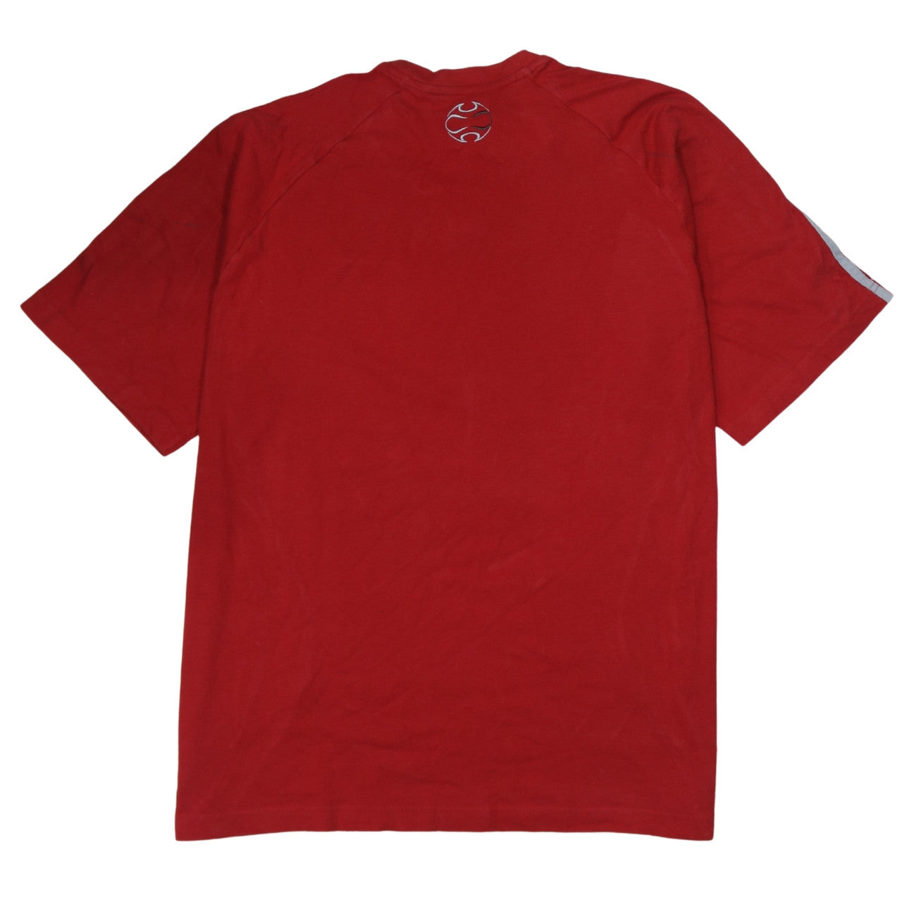 Adidas Men’s Red & Navy Colourblock Sports T-Shirt L