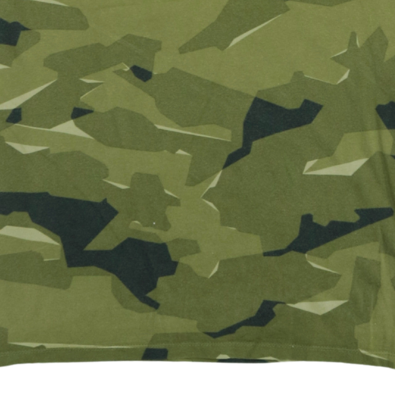 Nike Men's Green Camouflage Athletic Fit Crew Neck T-Shirt M