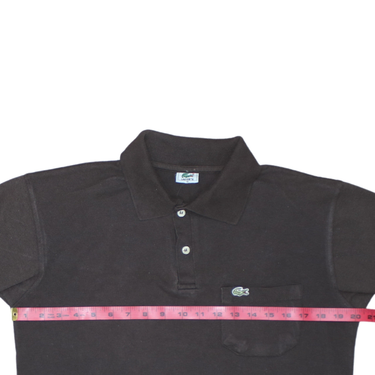 Lacoste Men's Black Cotton Polo Shirt M Classic Fit Short Sleeve