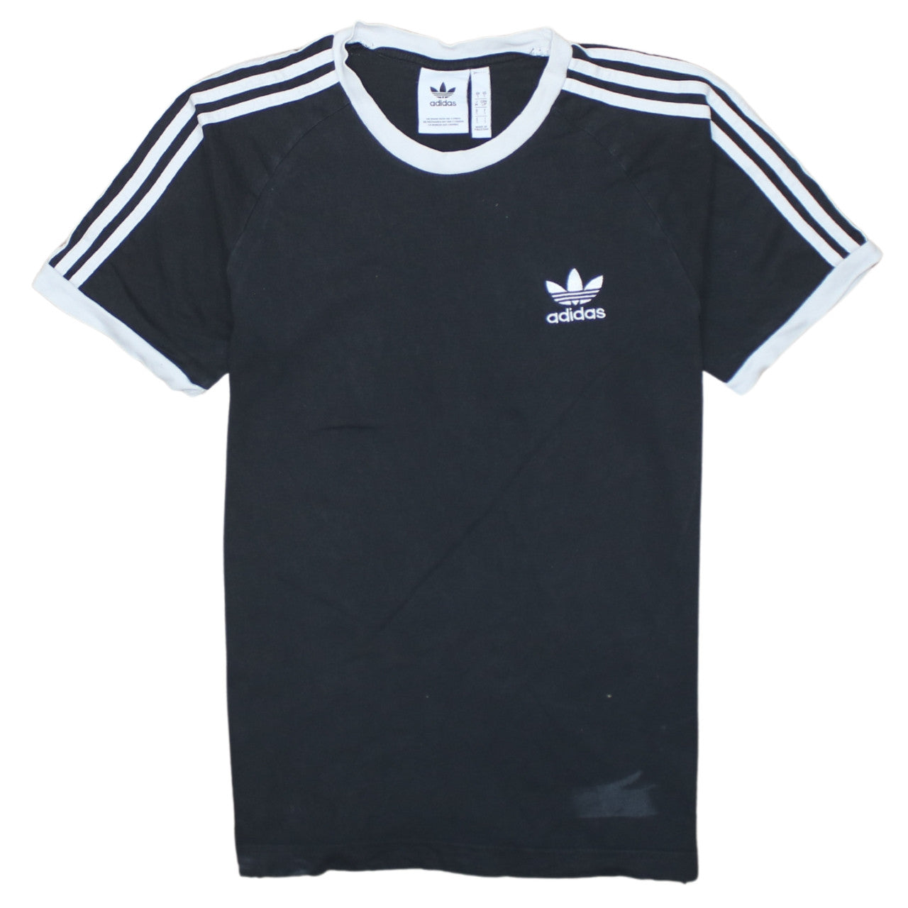 Adidas Men's Black Small Short Sleeve Crew Neck Sports T-Shirt