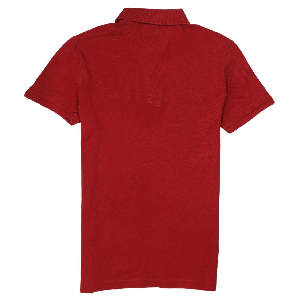 Lacoste Men's Red Slim Fit Cotton Polo Shirt Size S