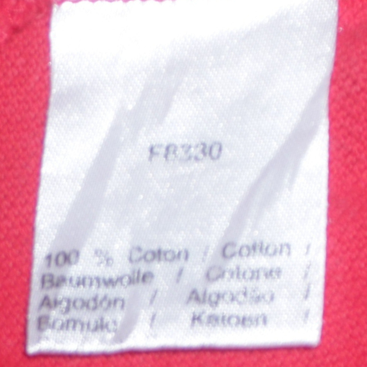 Lacoste Men's Red Slim Fit Cotton Polo Shirt Size S