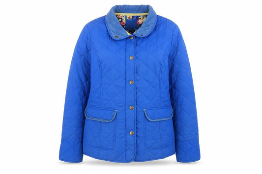 Betty Kay Women’s Blue Quilted Mid-Length Jacket Size 14