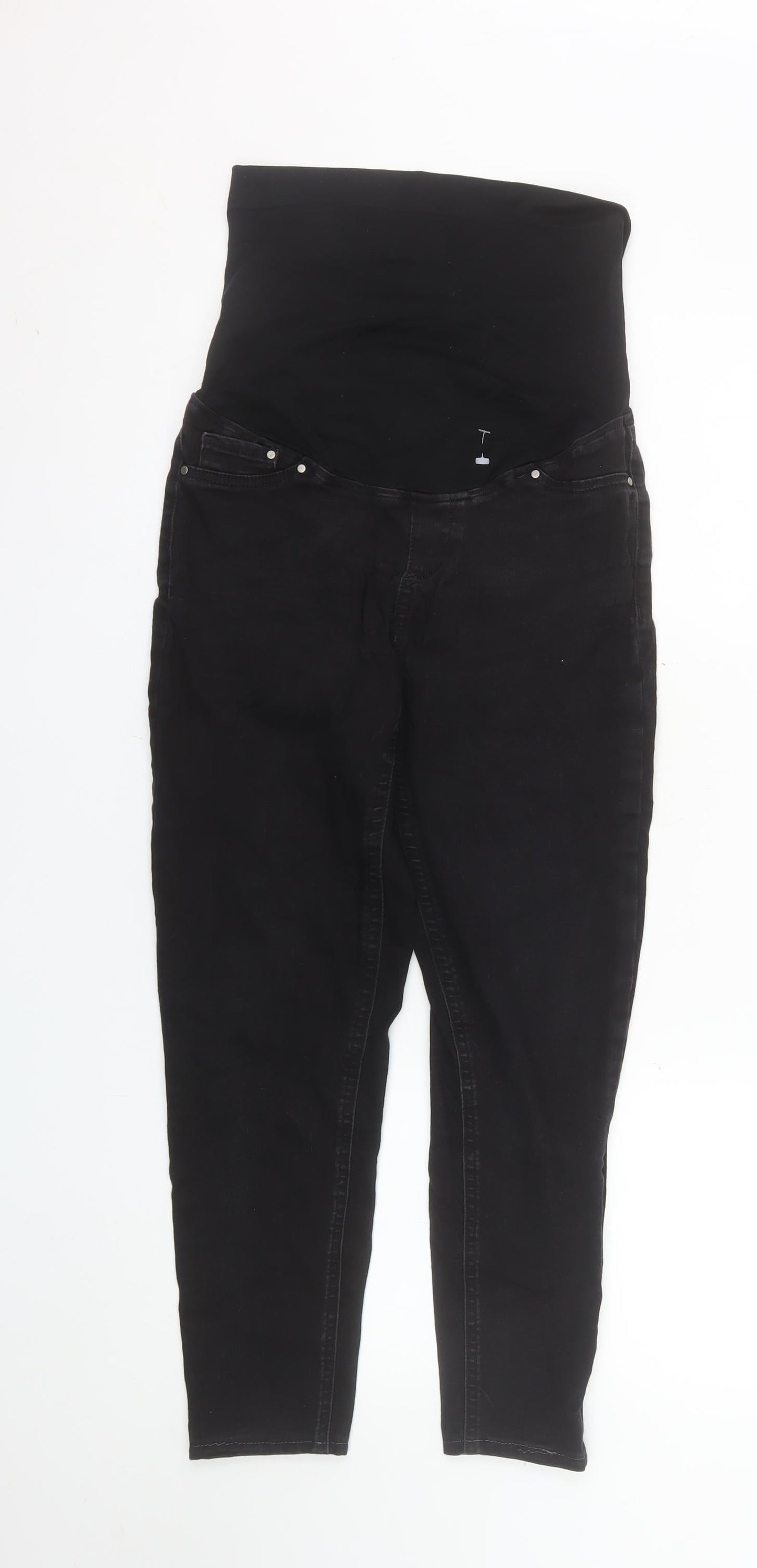 Savida Women’s Black Maternity Jeggings Size 12 Slim Fit Denim Jeans