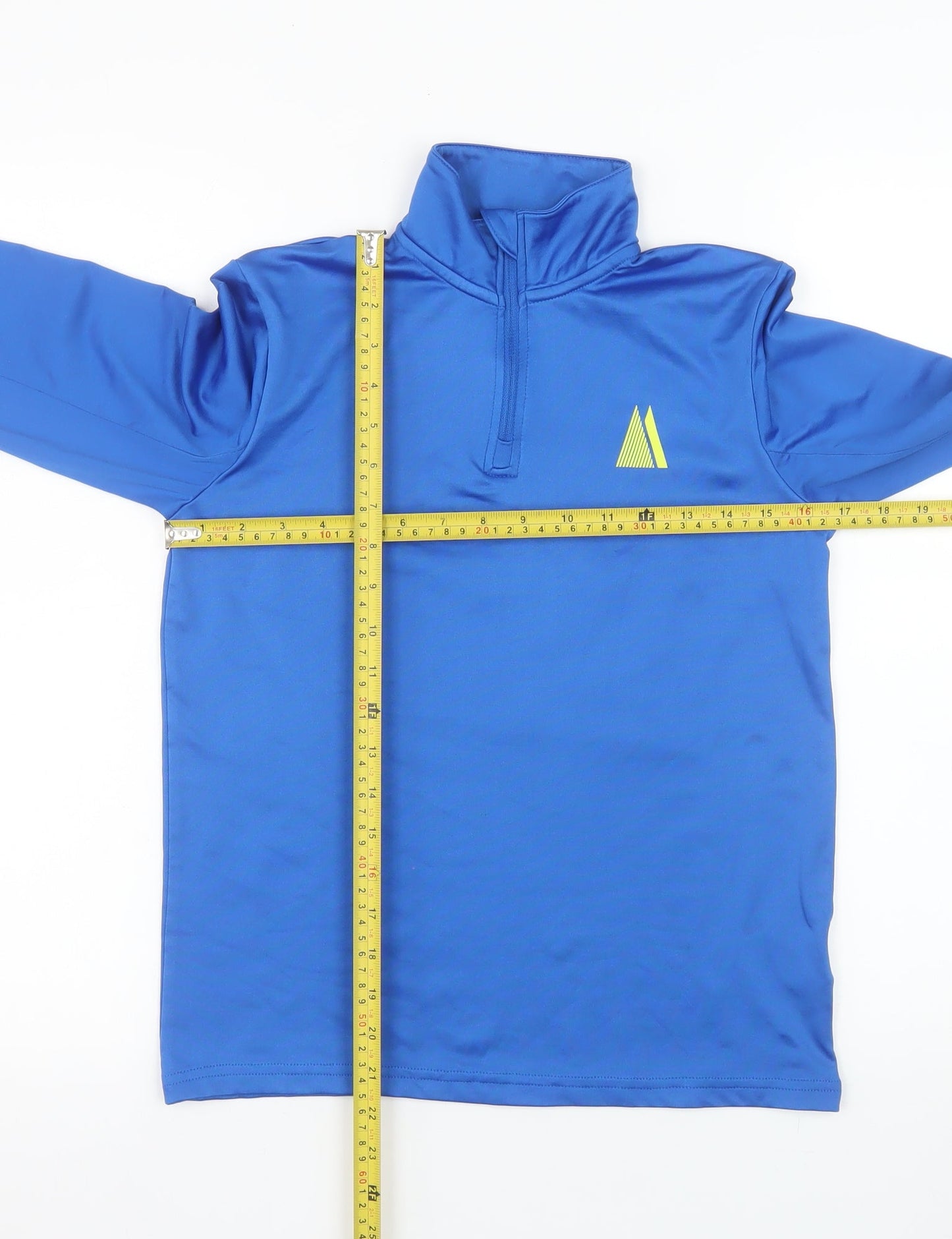 Crivit Boys Blue 1/4 Zip Sports Pullover Sweatshirt 11-12 Years
