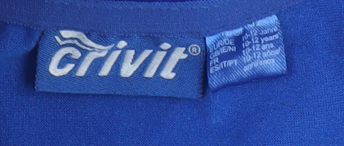 Crivit Boys Blue 1/4 Zip Sports Pullover Sweatshirt 11-12 Years