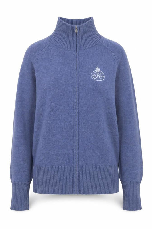 Peter Millar Women’s Blue 100% Cashmere Full Zip Jacket Size S