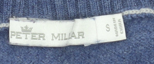 Peter Millar Women’s Blue 100% Cashmere Full Zip Jacket Size S
