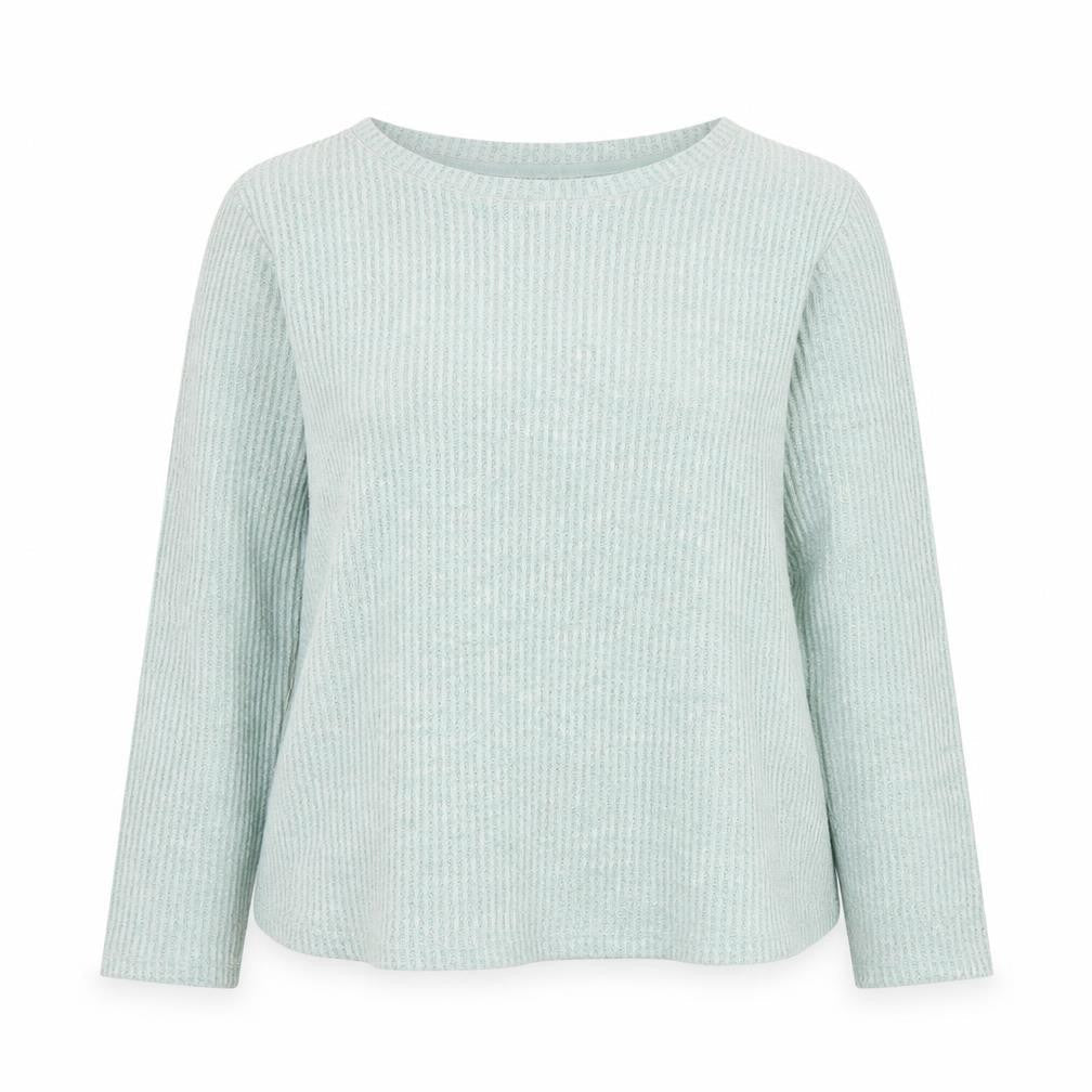 Marks & Spencer Women’s Green Knit Waffle Pullover Jumper L