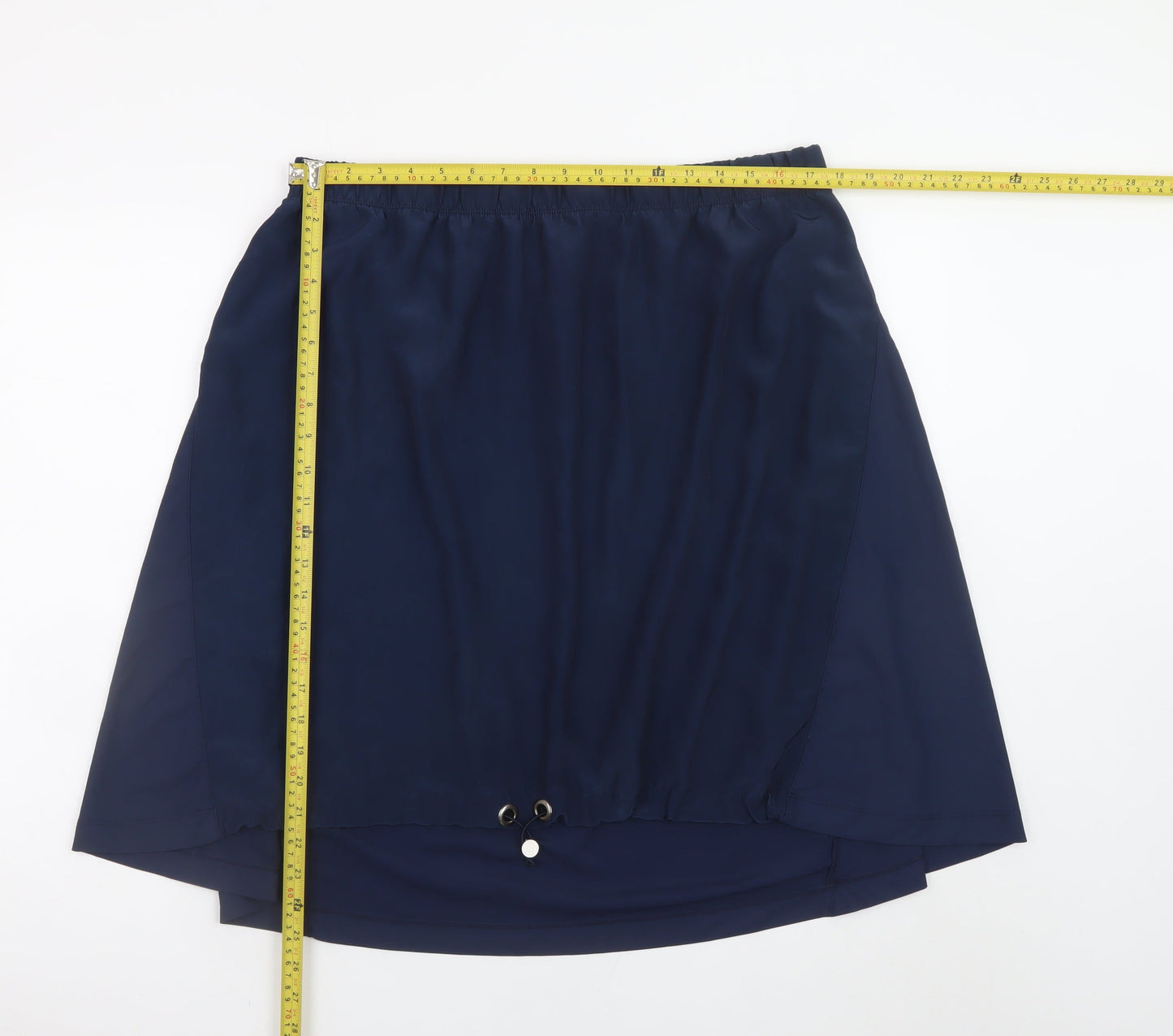 Ivy Bella Women's Plus Blue Knee Length Straight Skirt Size 22