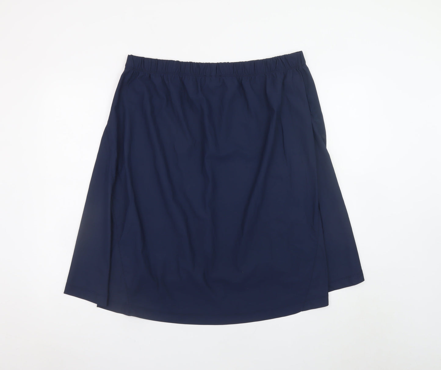 Ivy Bella Women's Plus Blue Knee Length Straight Skirt Size 22