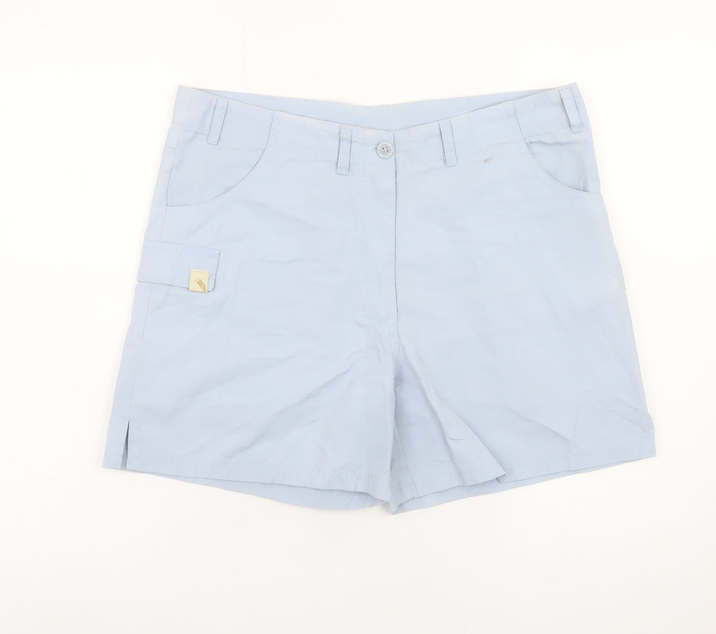 Trespass Mens Blue Cargo Shorts M Outdoor Lightweight Cotton