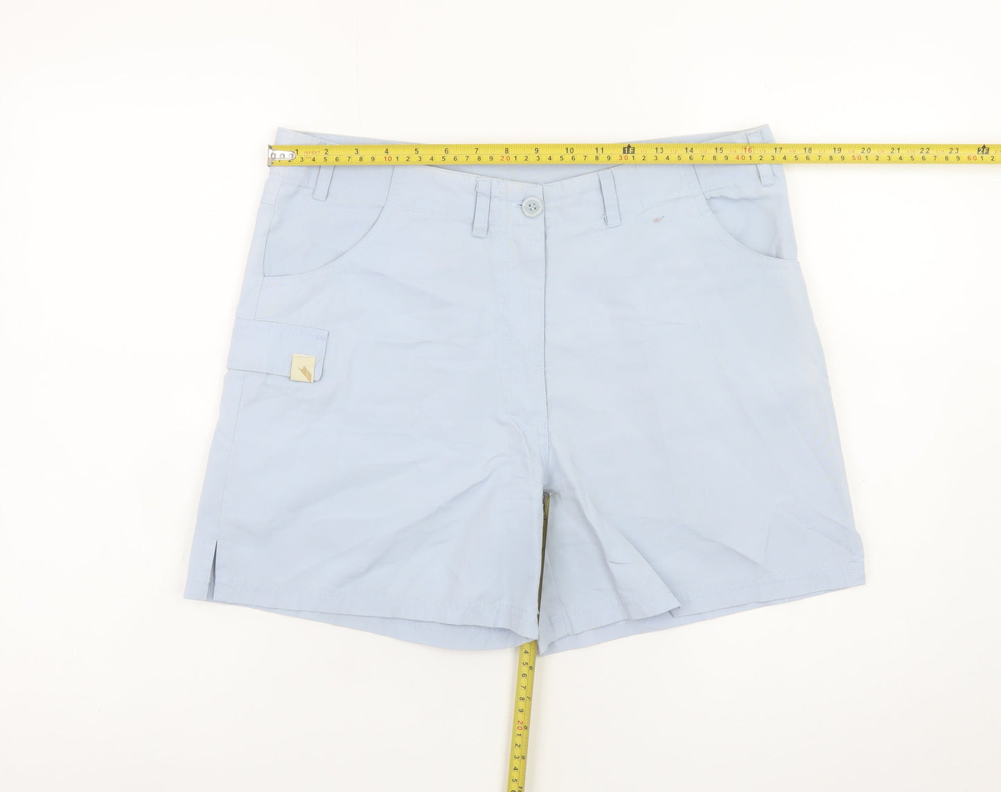 Trespass Mens Blue Cargo Shorts M Outdoor Lightweight Cotton