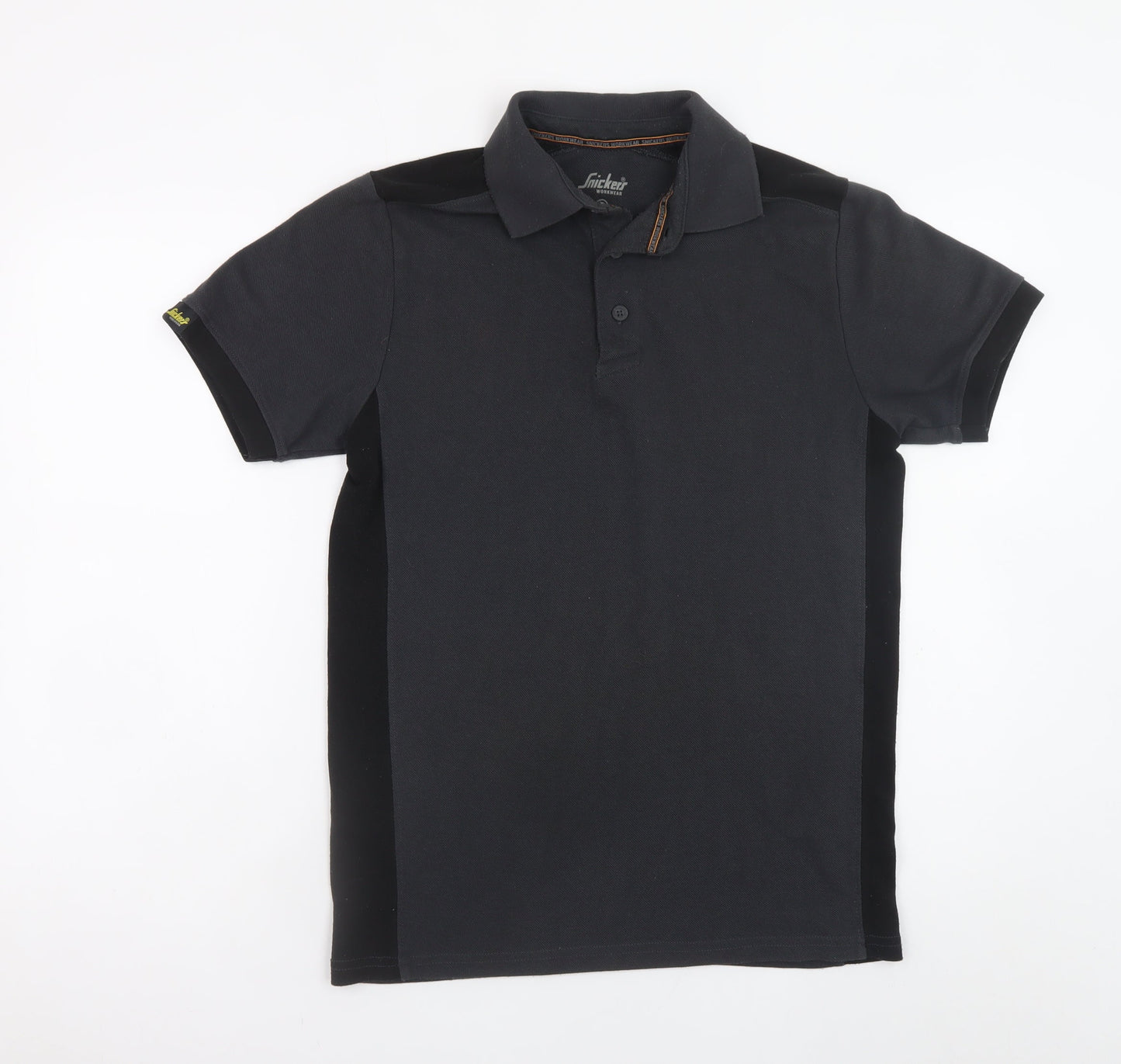 Snickers Workwear Mens Black Small Short Sleeve Polo Shirt