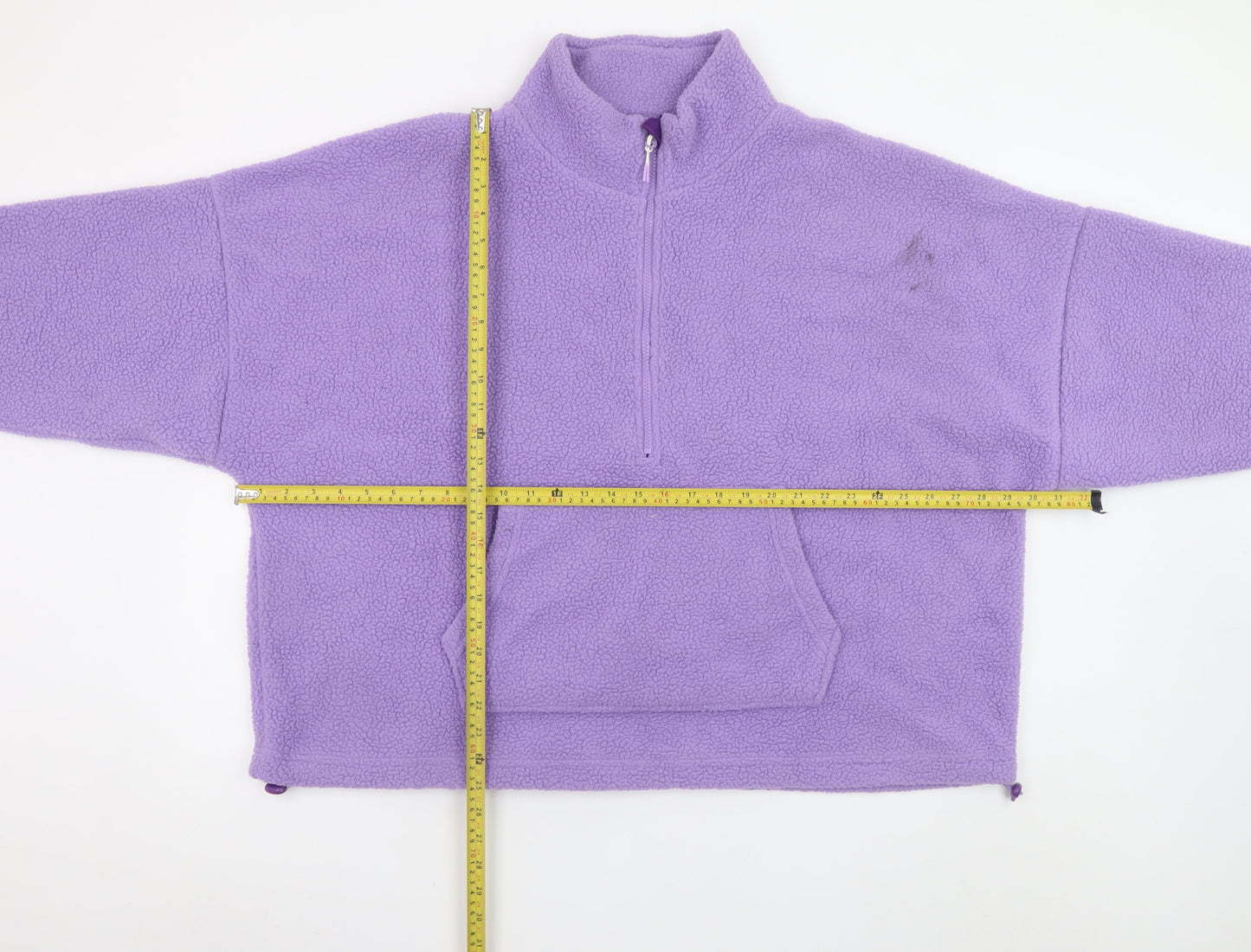 Dunnes Stores Women’s Purple 1/2 Zip Fleece Sweatshirt XX-Large
