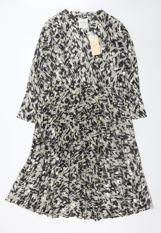 Part Two Womens Multicoloured A-Line Dress Size 14