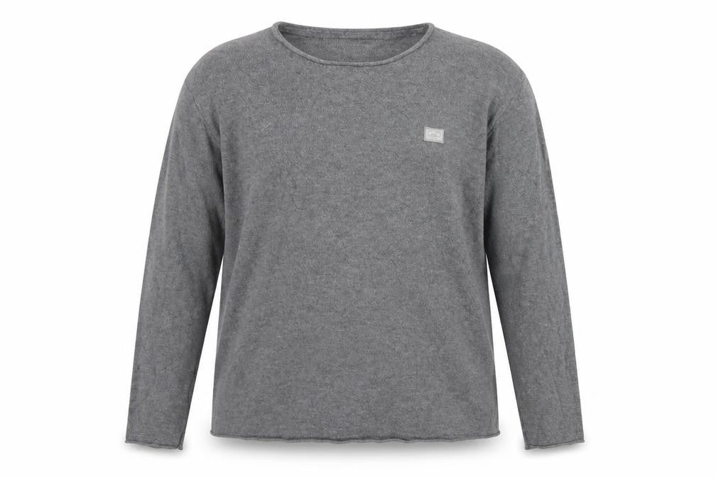 883 Police Men's Grey 2XL Crew Neck Cotton Pullover Jumper