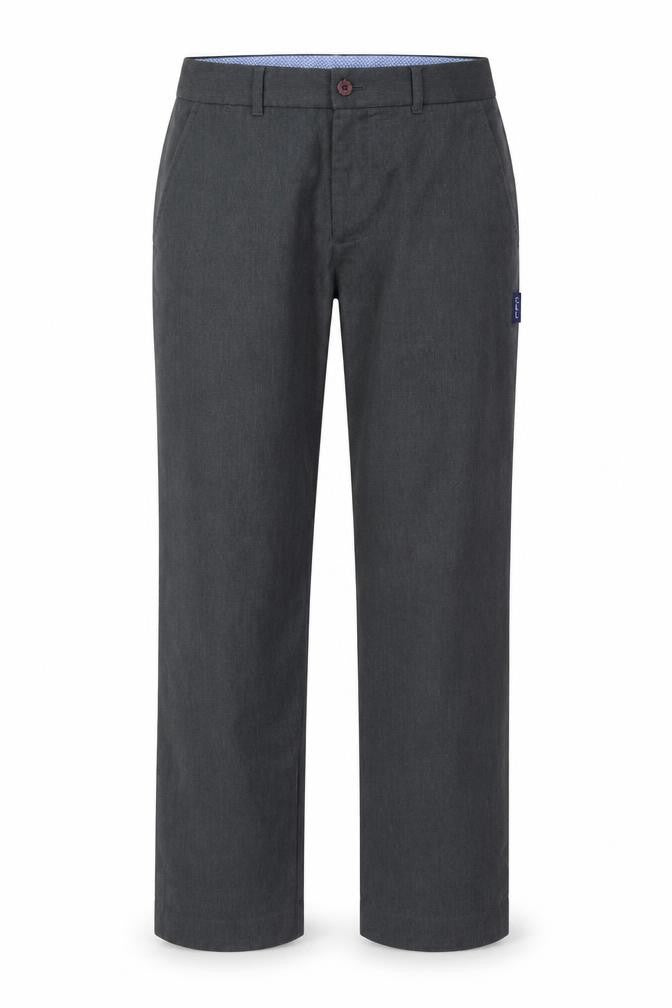 Hunter Men Grey Regular Fit Chino Trousers 32x32