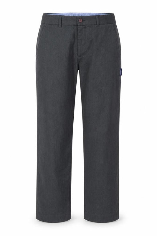 Hunter Men Grey Regular Fit Chino Trousers 32x32