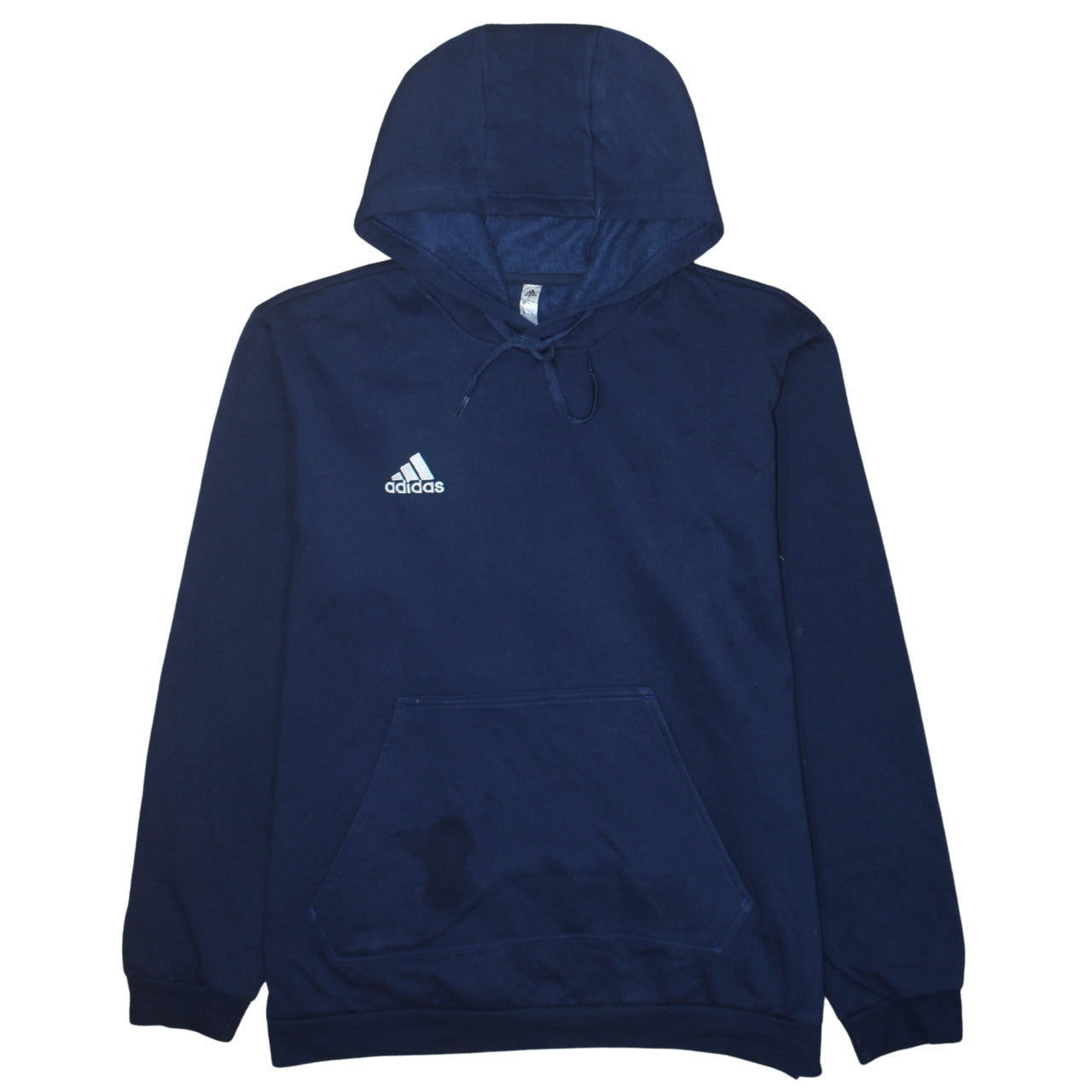 Adidas Men's Blue XL Pullover Hoodie Fleece Sports Sweatshirt