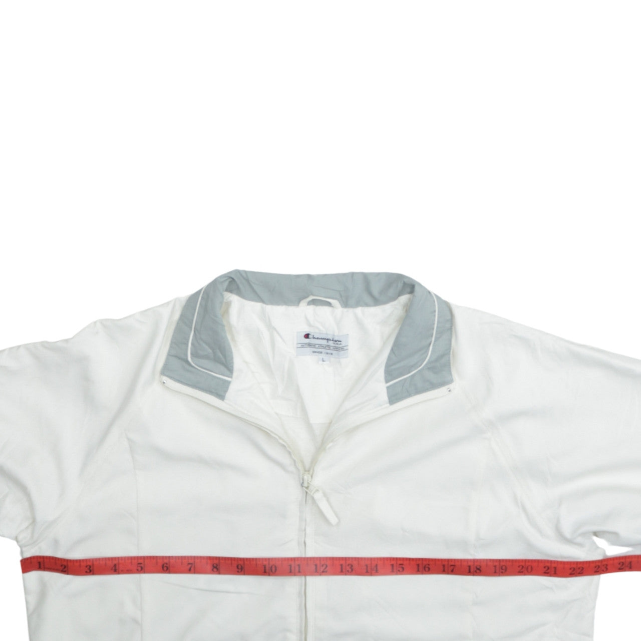 Champion Men's White Lightweight Windbreaker Jacket L