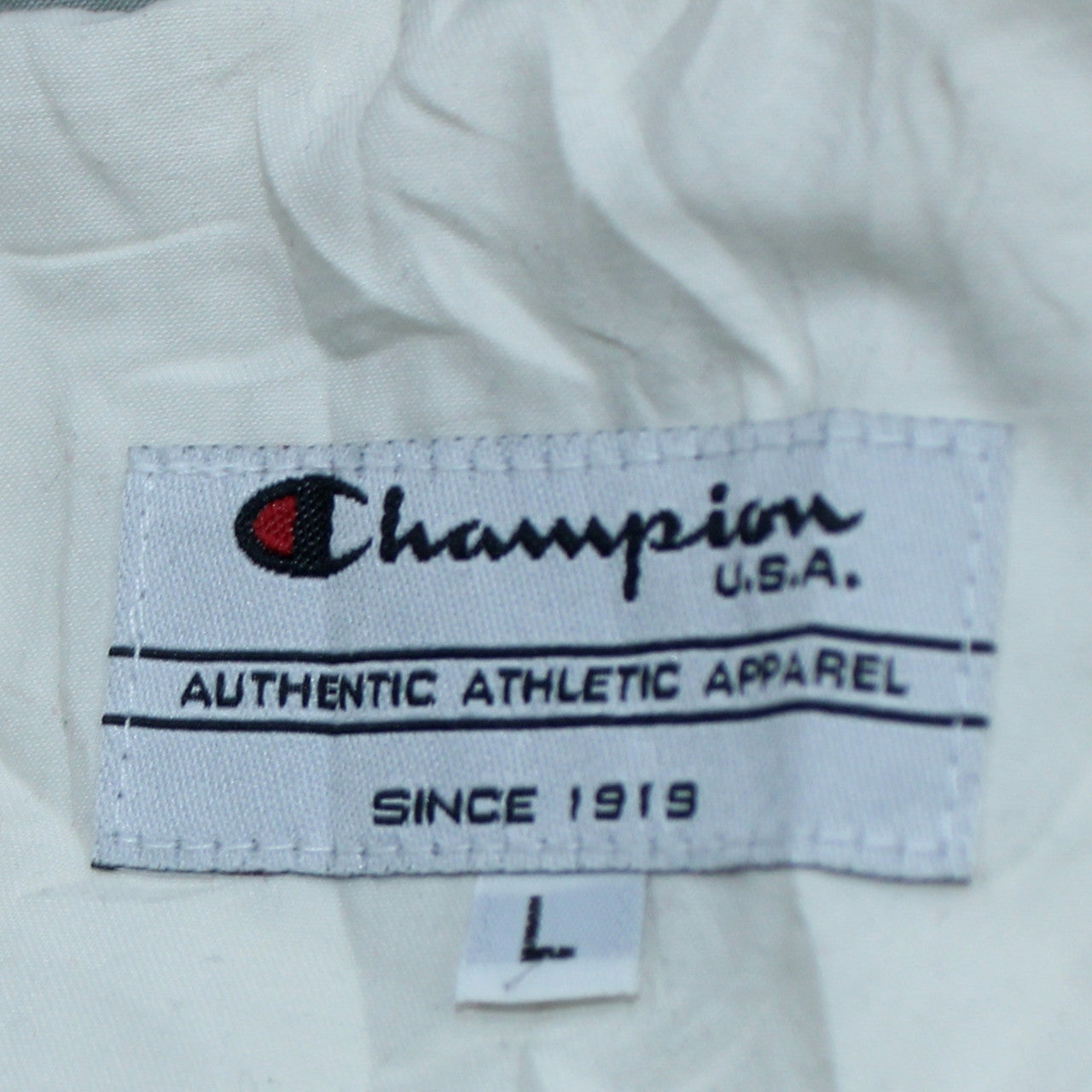 Champion Men's White Lightweight Windbreaker Jacket L