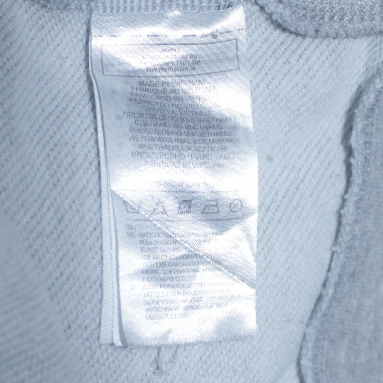 Adidas Mens Grey Full Zip Sweatshirt Size L Sports Style