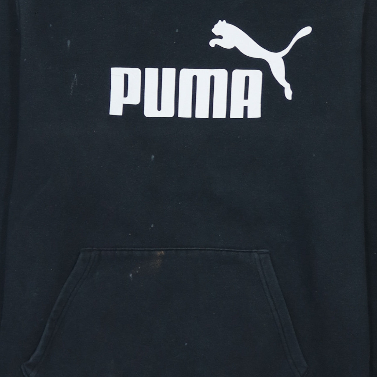 Puma Mens Black Pullover Hoodie L Sports Graphic Fleece