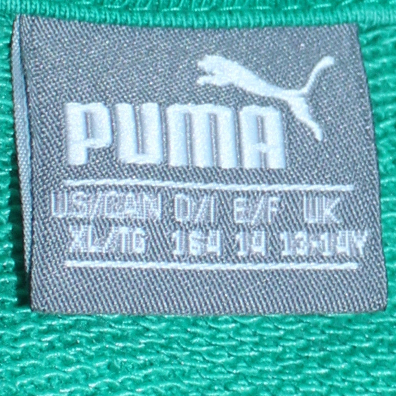 Puma Boys Green Pullover Hoodie XL 16 Years Fide Et Labore Crest Sweatshirt