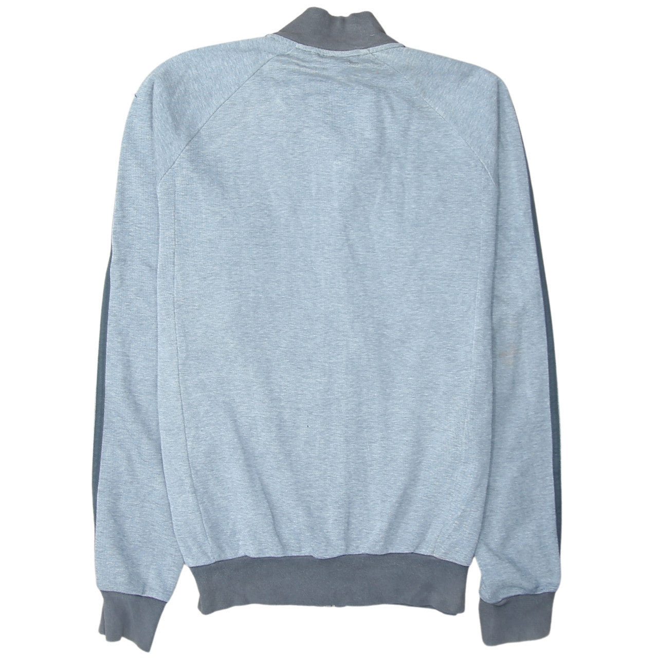 Adidas Men's Grey Full Zip Sweatshirt Small Classic Logo Track Style