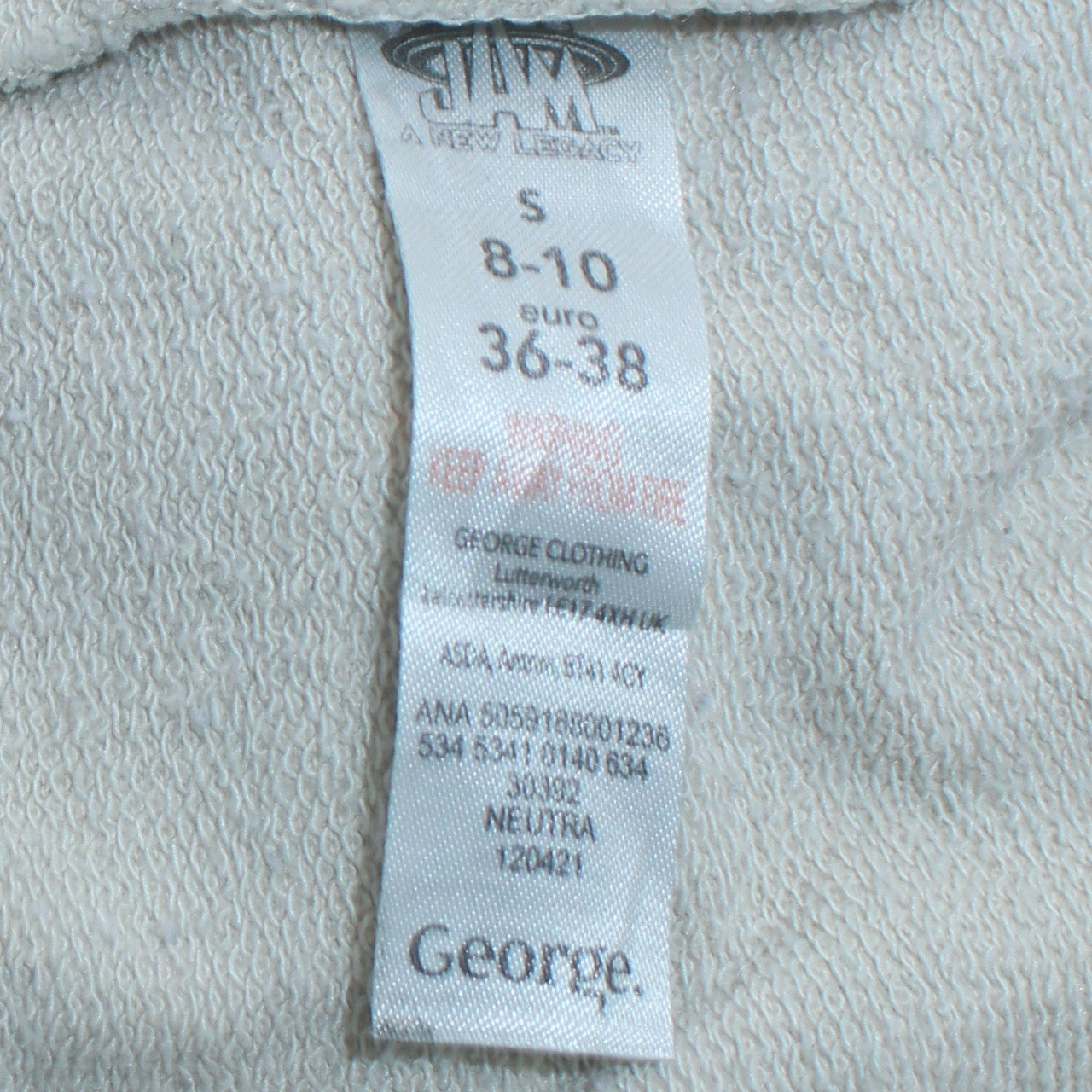 George Women White Lola Bunny Tune Squad Sweatshirt Size 8-10