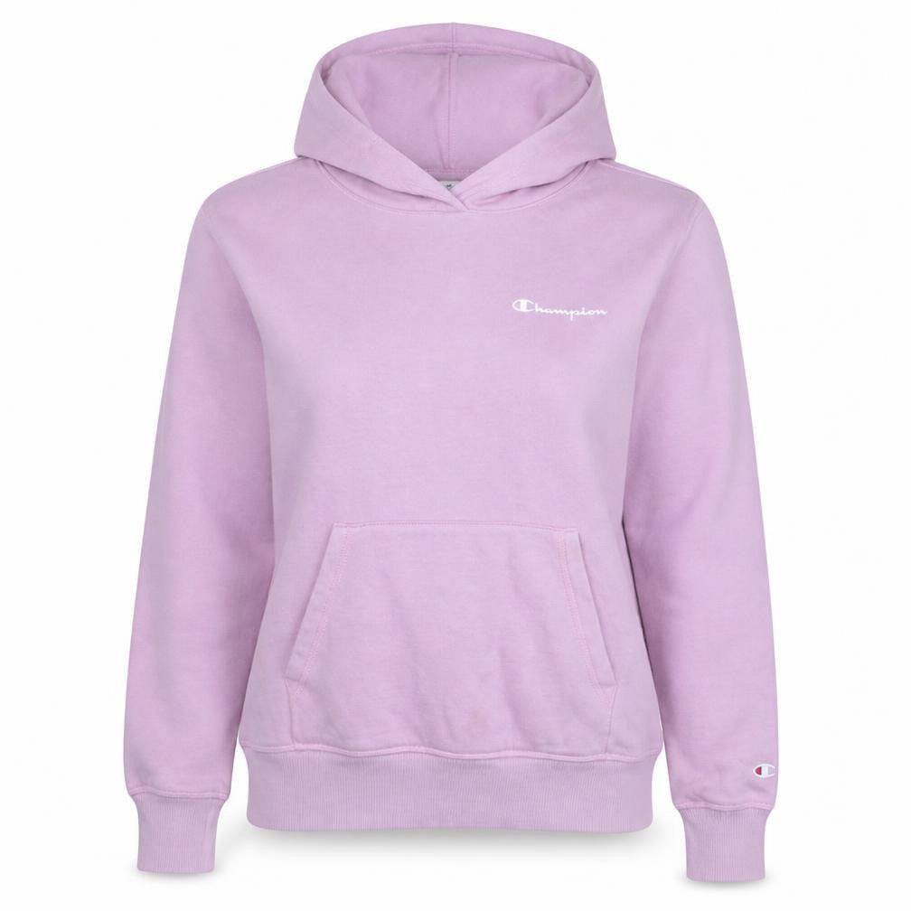 Champion Women's Pink XS Pullover Hoodie with Logo Detail