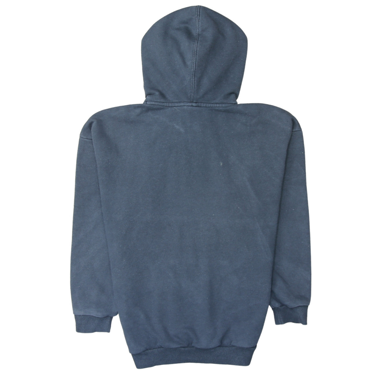Adidas Women Navy Blue Pullover Hoodie Size 10 Hooded Logo Sweatshirt