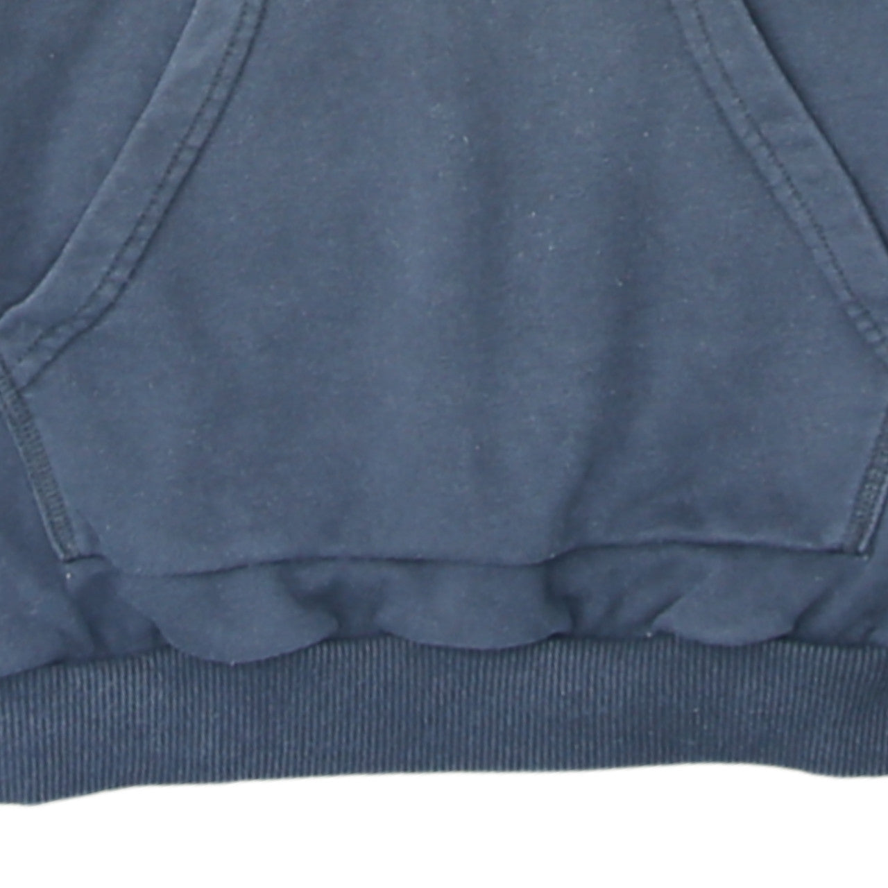 Adidas Women Navy Blue Pullover Hoodie Size 10 Hooded Logo Sweatshirt