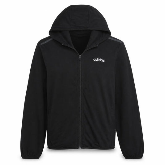Adidas Womens Black Full Zip Hoodie Medium - Casual Sportswear