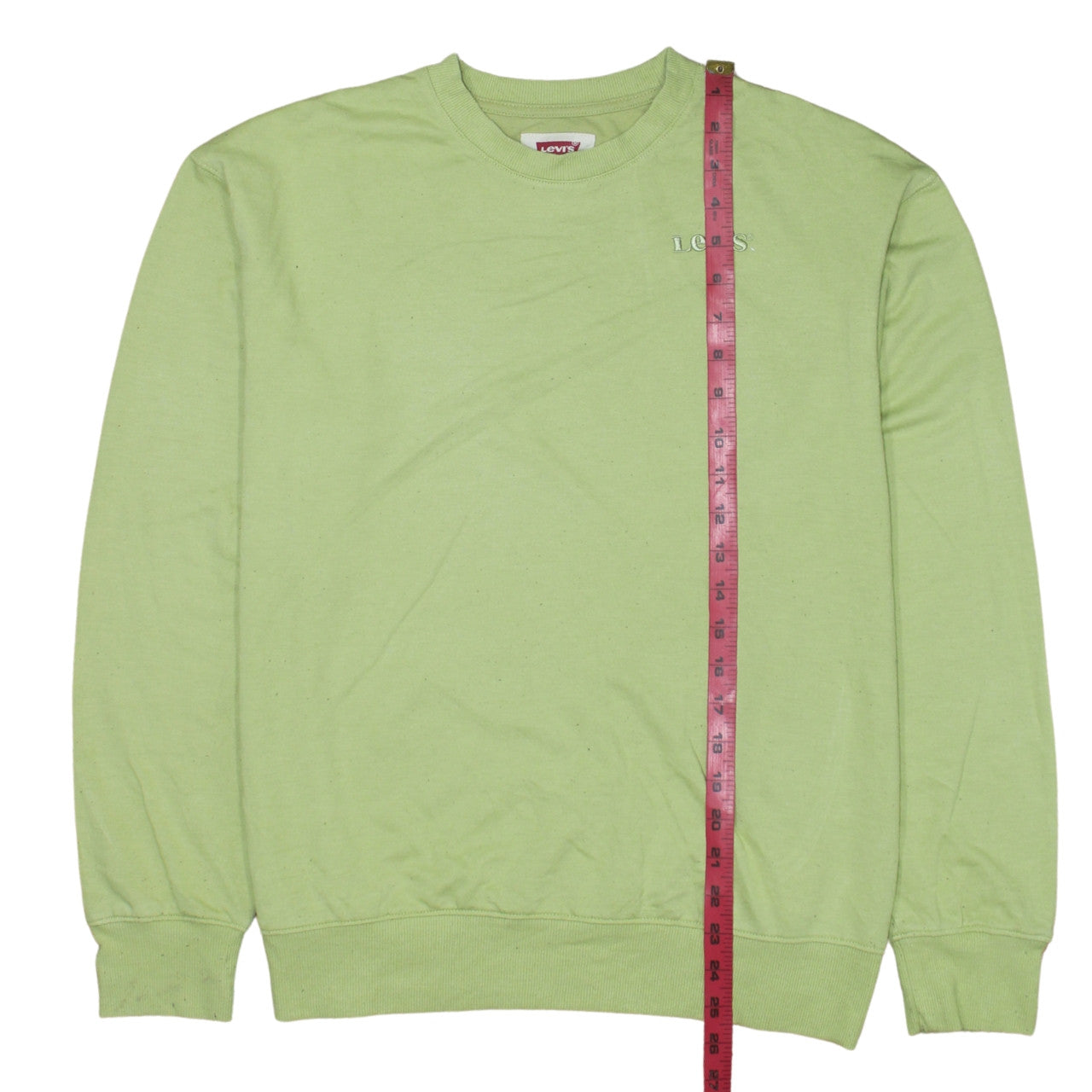 Levi's Boys Green Crew Neck Pullover Sweatshirt 16 Years Regular Fit