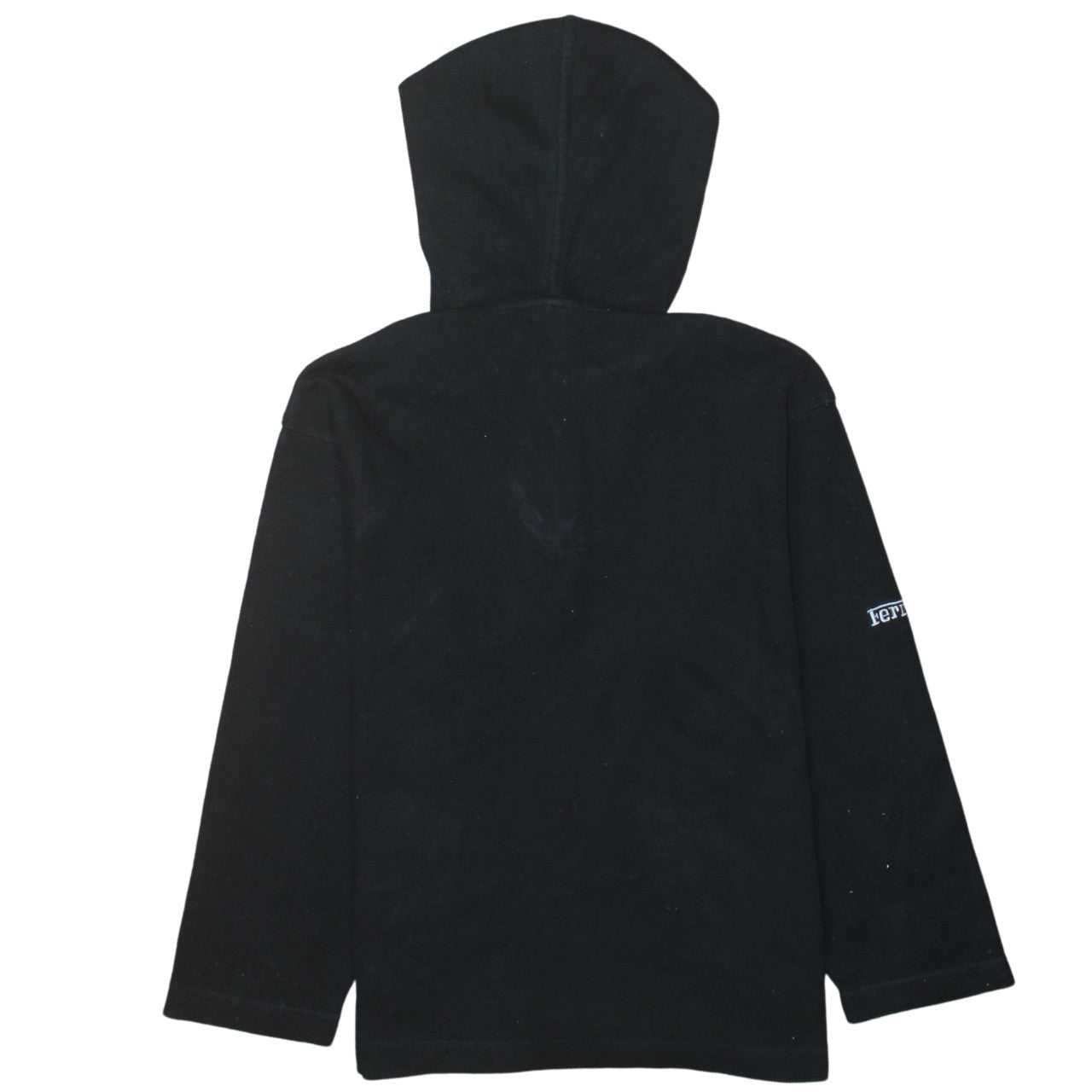 Ferrari Men's Black Fleece 1/2 Zip Hoodie Size S Racing Logo