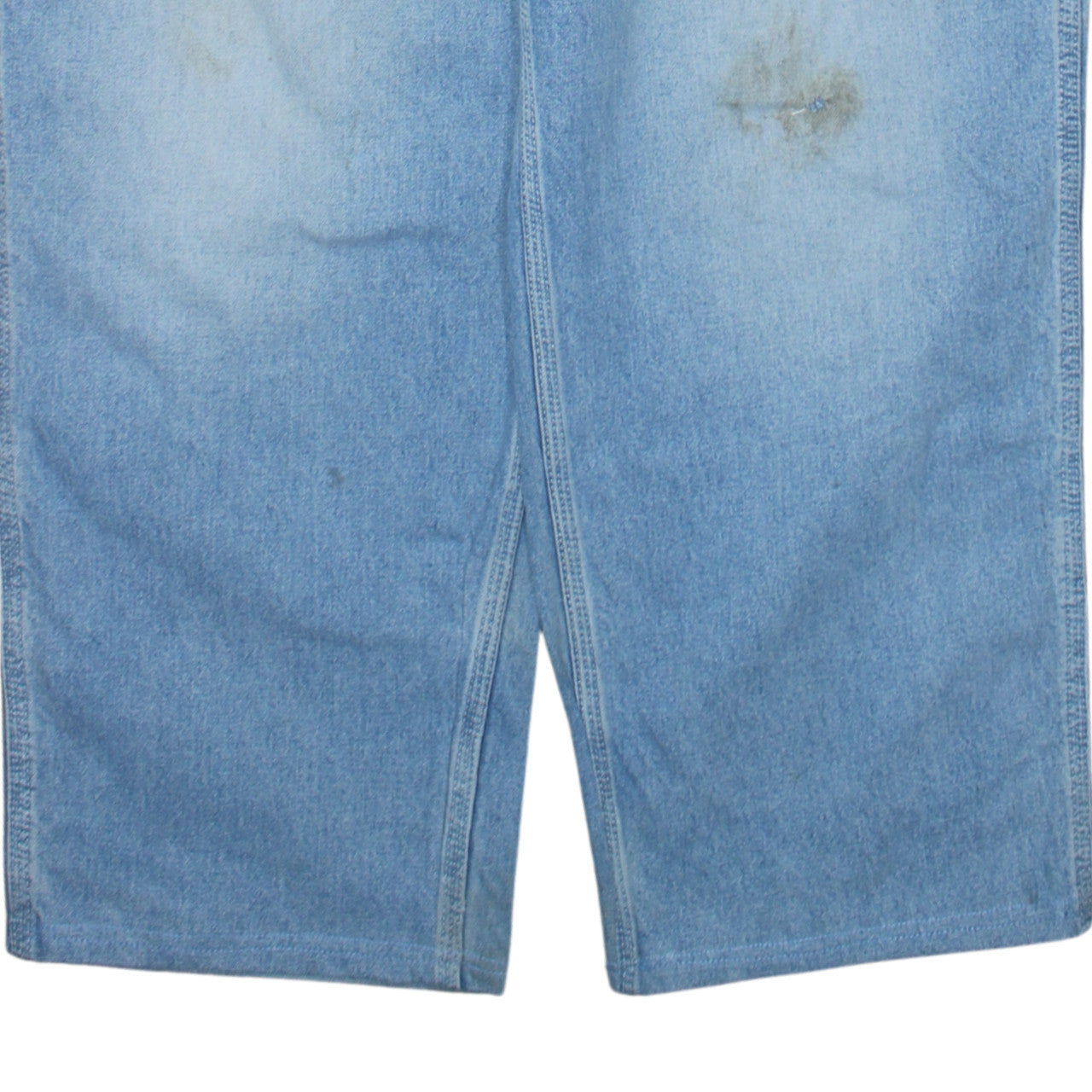 Carhartt Mens Blue 34x32 Straight Relaxed Fit Denim Jeans