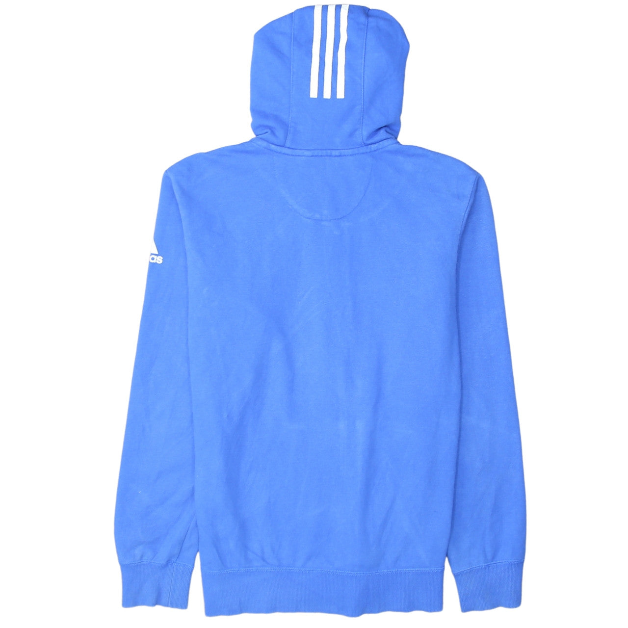 adidas Men Blue Full Zip Hoodie Small Sports Essentials
