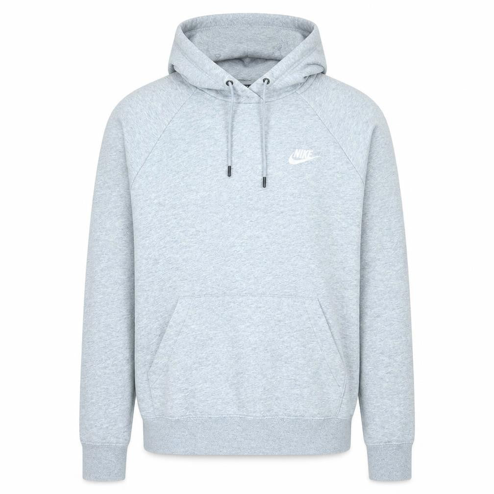 Nike Men's Grey Pullover Hoodie M Regular Fit Sportswear