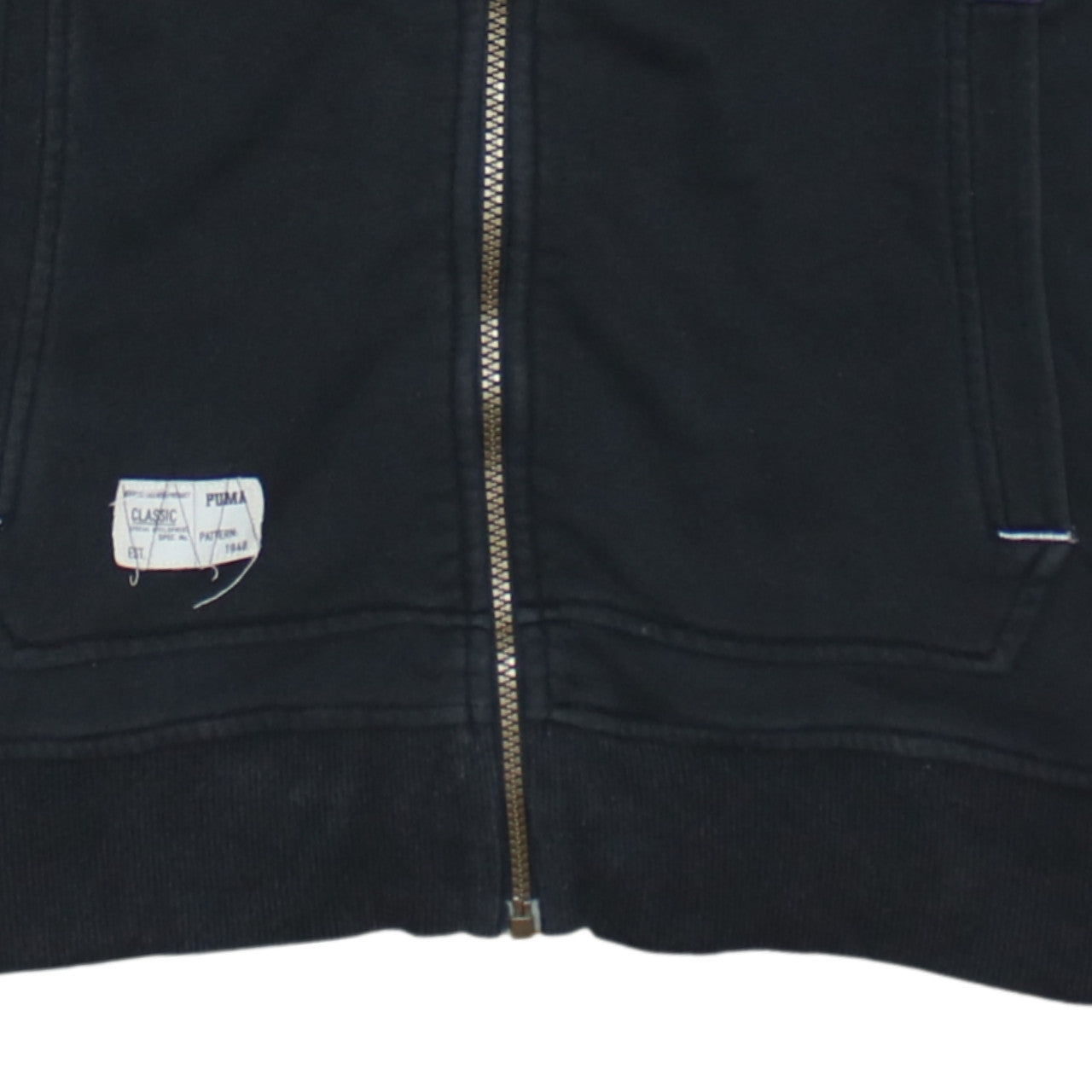 Puma Mens Black Full Zip Hoodie L Football Graphic Print Sportswear