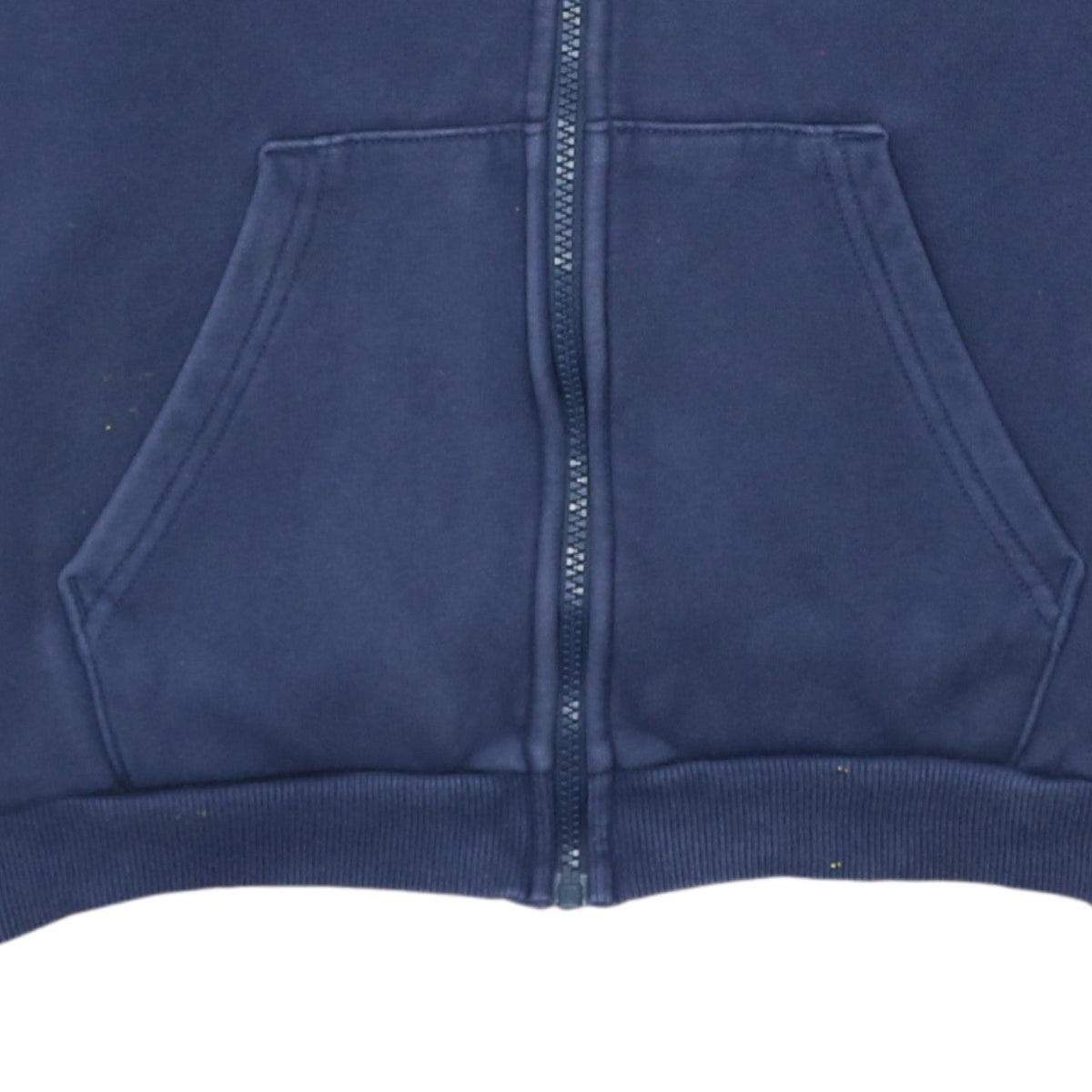 Puma Boys Navy Blue Full Zip Hoodie 13-14 Years Cotton Blend Logo Print