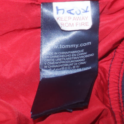 Additional view of Tommy Hilfiger boys’ blue bomber jacket, size 164, full zip lined casual