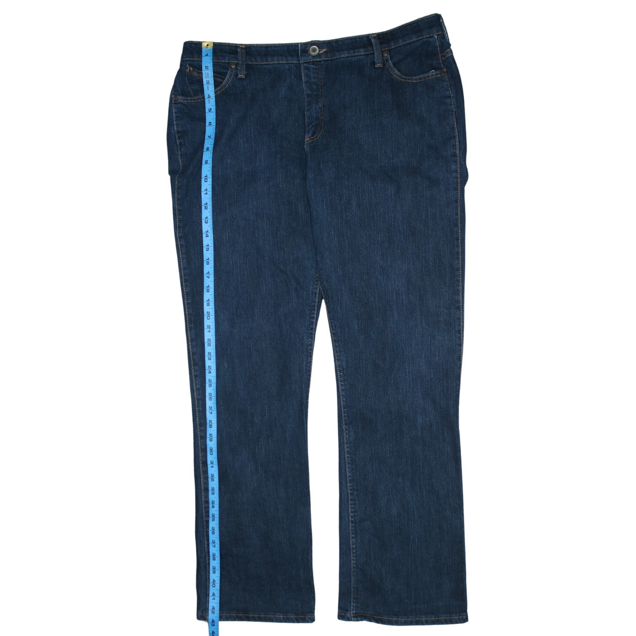 Wrangler Q-Baby Women's Blue Bootcut Denim Jeans Size 20 Regular
