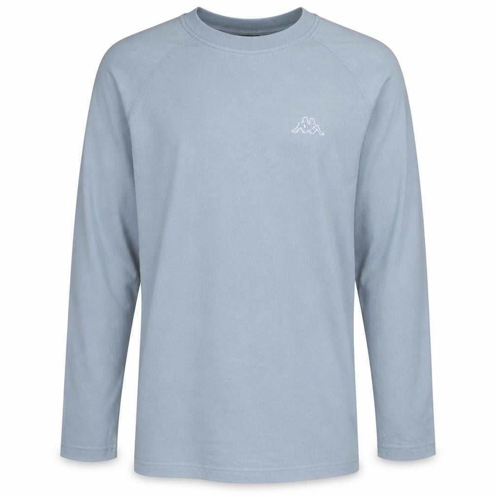 Kappa Men's Blue Long Sleeve Crew Neck Sports T-Shirt XL